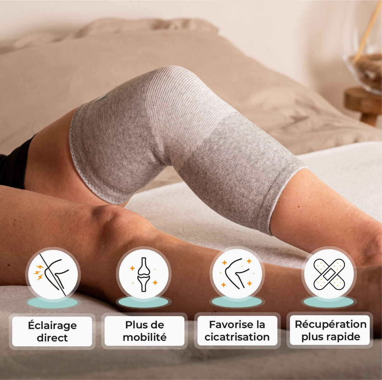 Genouillère en fibre de Bambou